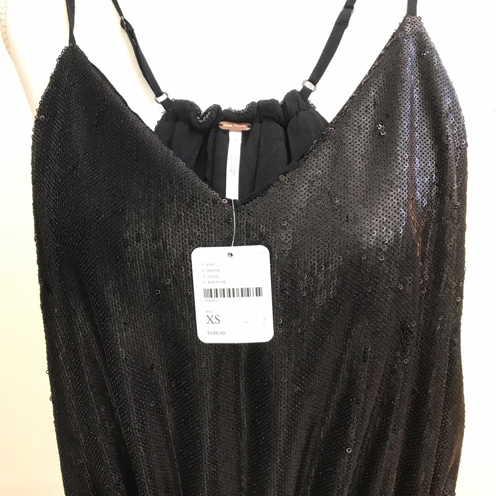 Free People Sequin Jumpsuit